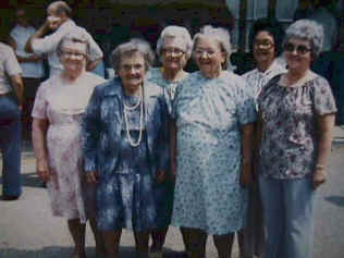 Nancy Minerva, Donnie, Ollie, Florence, Bennie Opal, and Mollie Odell. 